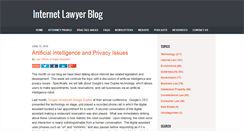 Desktop Screenshot of internetlawyer-blog.com