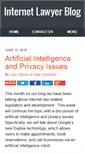 Mobile Screenshot of internetlawyer-blog.com